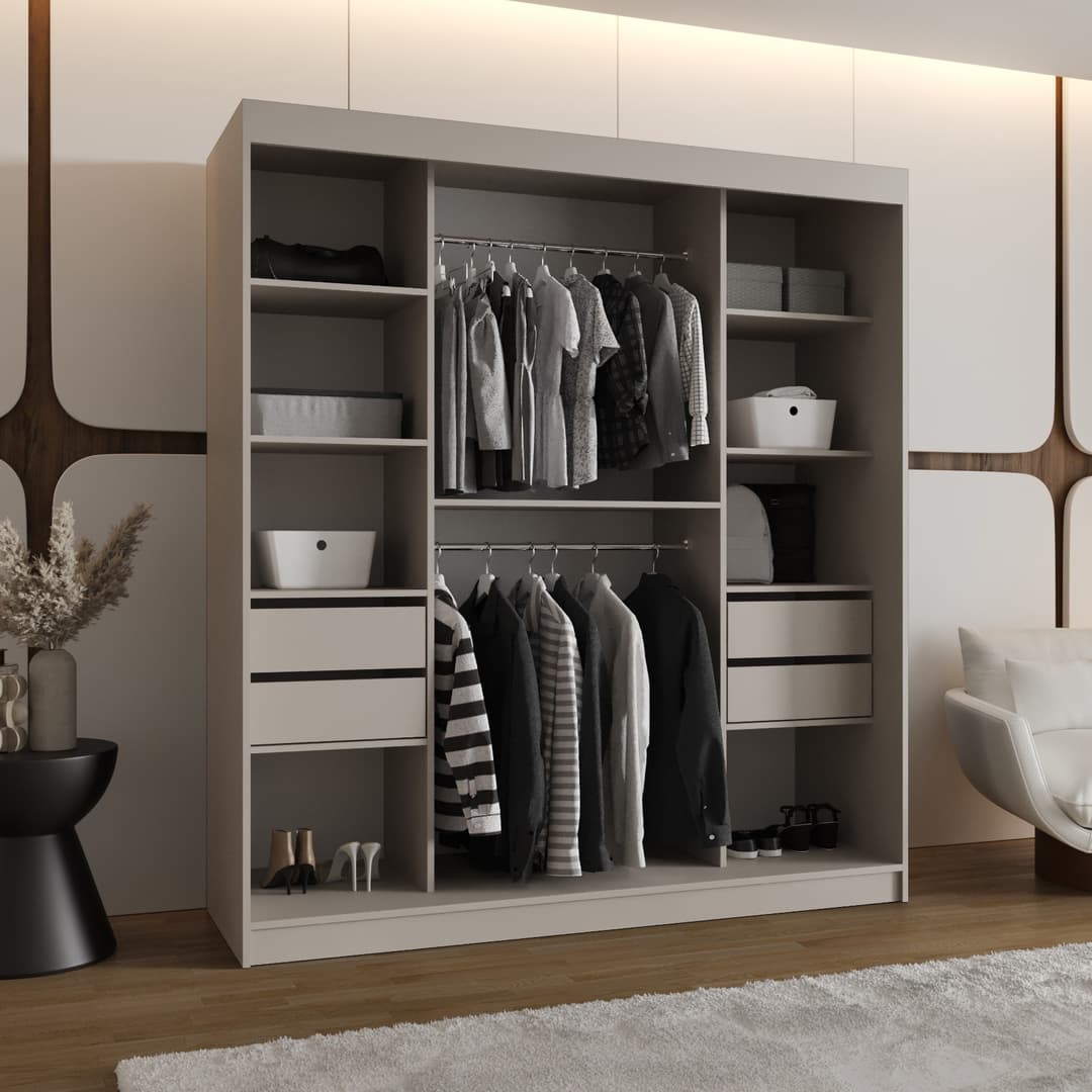 Ultra Sliding Door Wardrobe 180cm