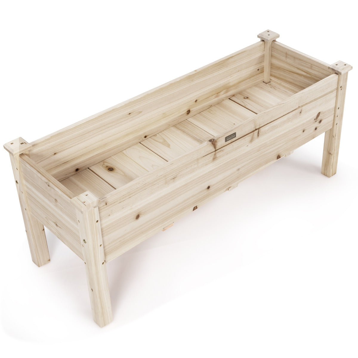 Wooden Raised Garden Bed with 5 Drainage Holes