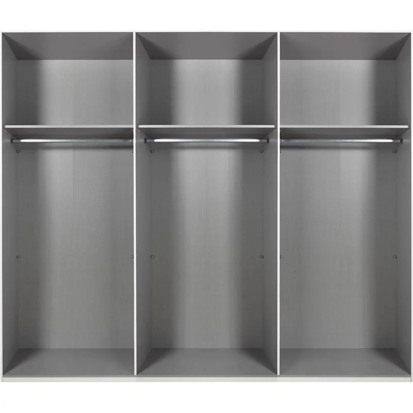 Sliding Wardrobe - ATLANTIC 3 Door Wardrobe Black 300cm