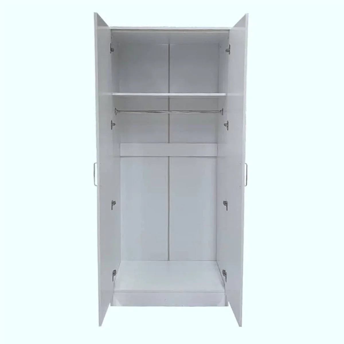 Wardrobe SLEEK 2 Door Wardrobe White 80cm