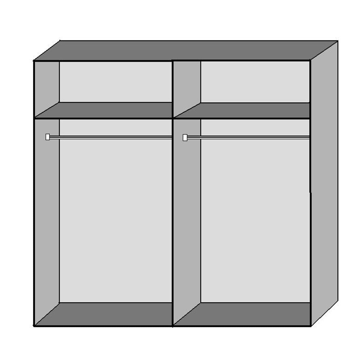 CONWAY 4 Door Wardrobe White 180cm