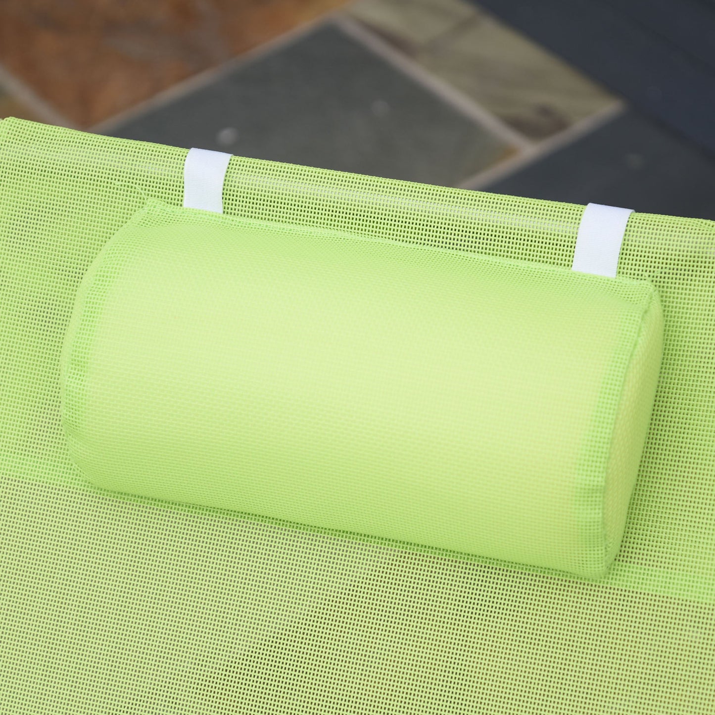 Leżak składany Outsunny Single Folding - zielony