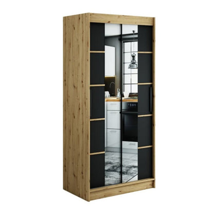 Leto V4 Sliding Door Wardrobe 100cm