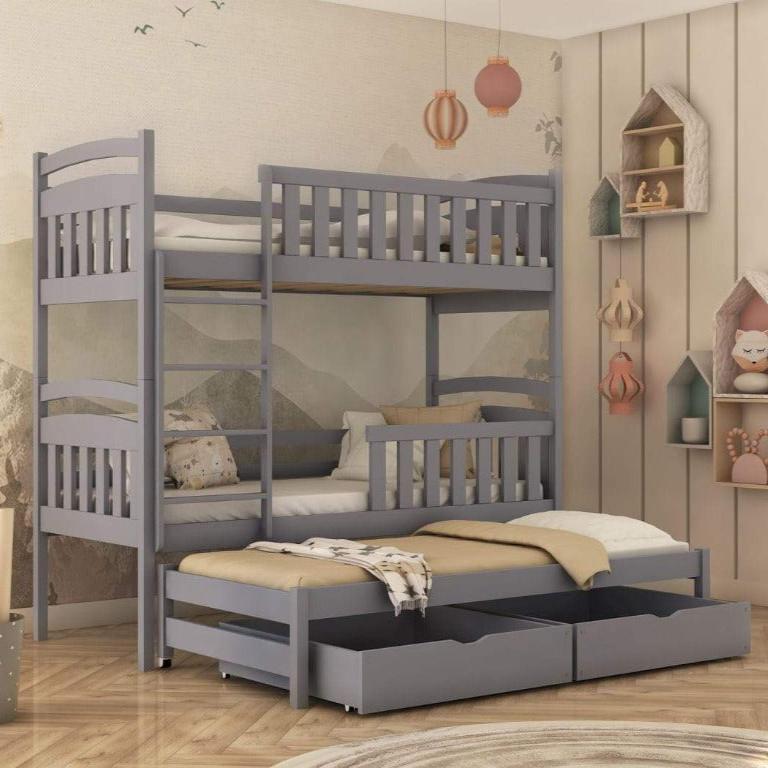 Winchester Viki Bunk Bed with Trundle and Storage