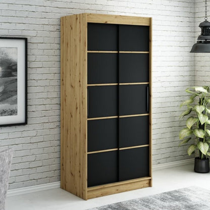 Leto V1 Sliding Door Wardrobe 100cm