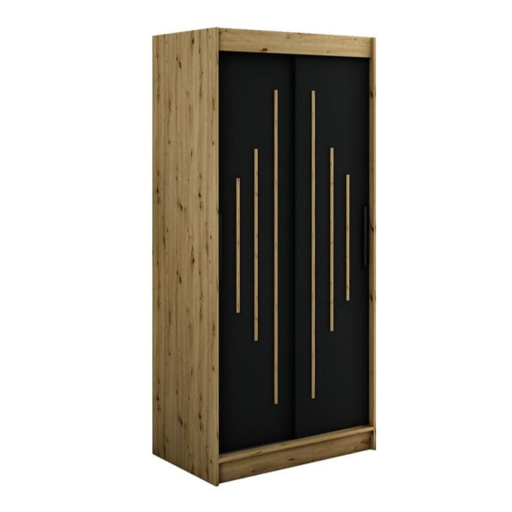 Leto Y Sliding Door Wardrobe 100cm