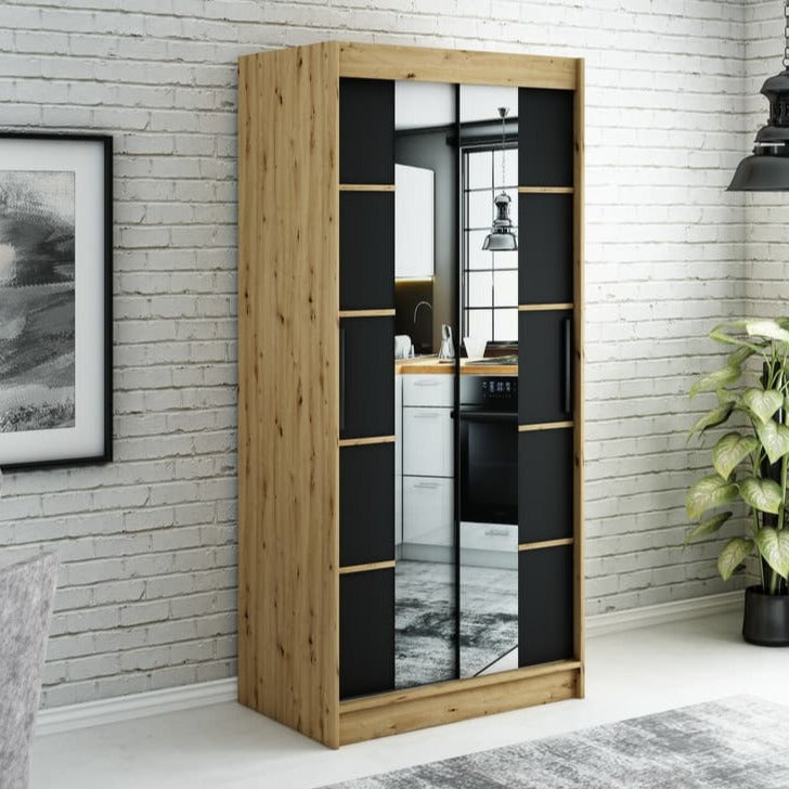 Leto V4 Sliding Door Wardrobe 100cm