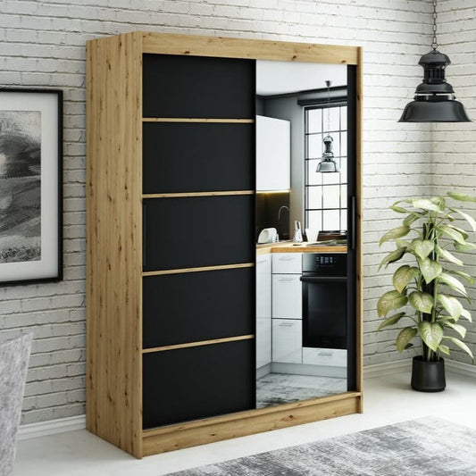 Leto V2 Sliding Door Wardrobe 150cm