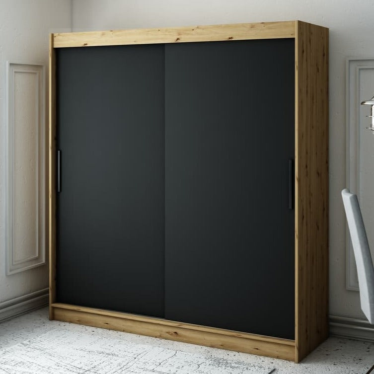 Leto T Sliding Door Wardrobe 200cm