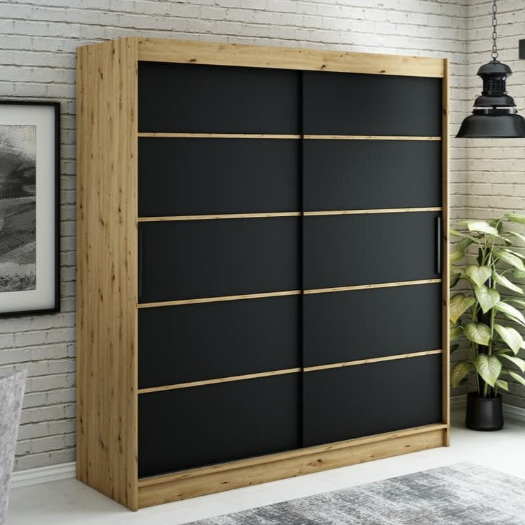 Leto V1 Sliding Door Wardrobe 200cm