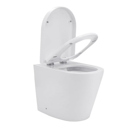55cm D Wall Mounted Elongated Toilet