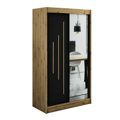 Leto Y2 Sliding Door Wardrobe 120cm