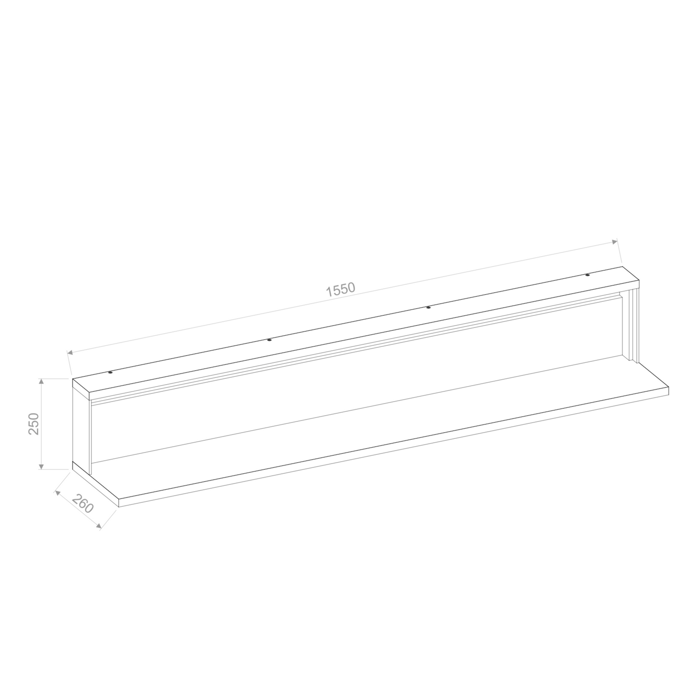 Quant QA-05 Shelf 155cm