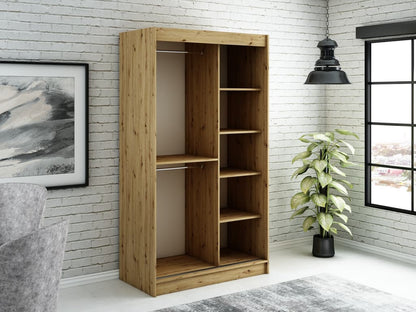 Leto T1 Sliding Door Wardrobe 120cm