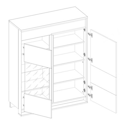 Quant QA-06 Display Cabinet 110cm