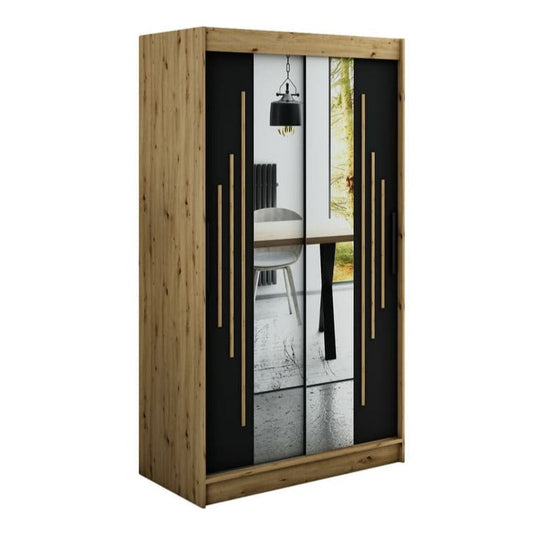 Leto Y1 Sliding Door Wardrobe 120cm