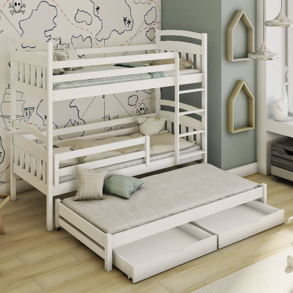 Alan Bunk Bed with Trundle and Storage