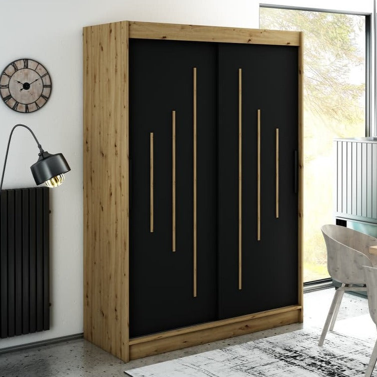 Leto Y Sliding Door Wardrobe 150cm