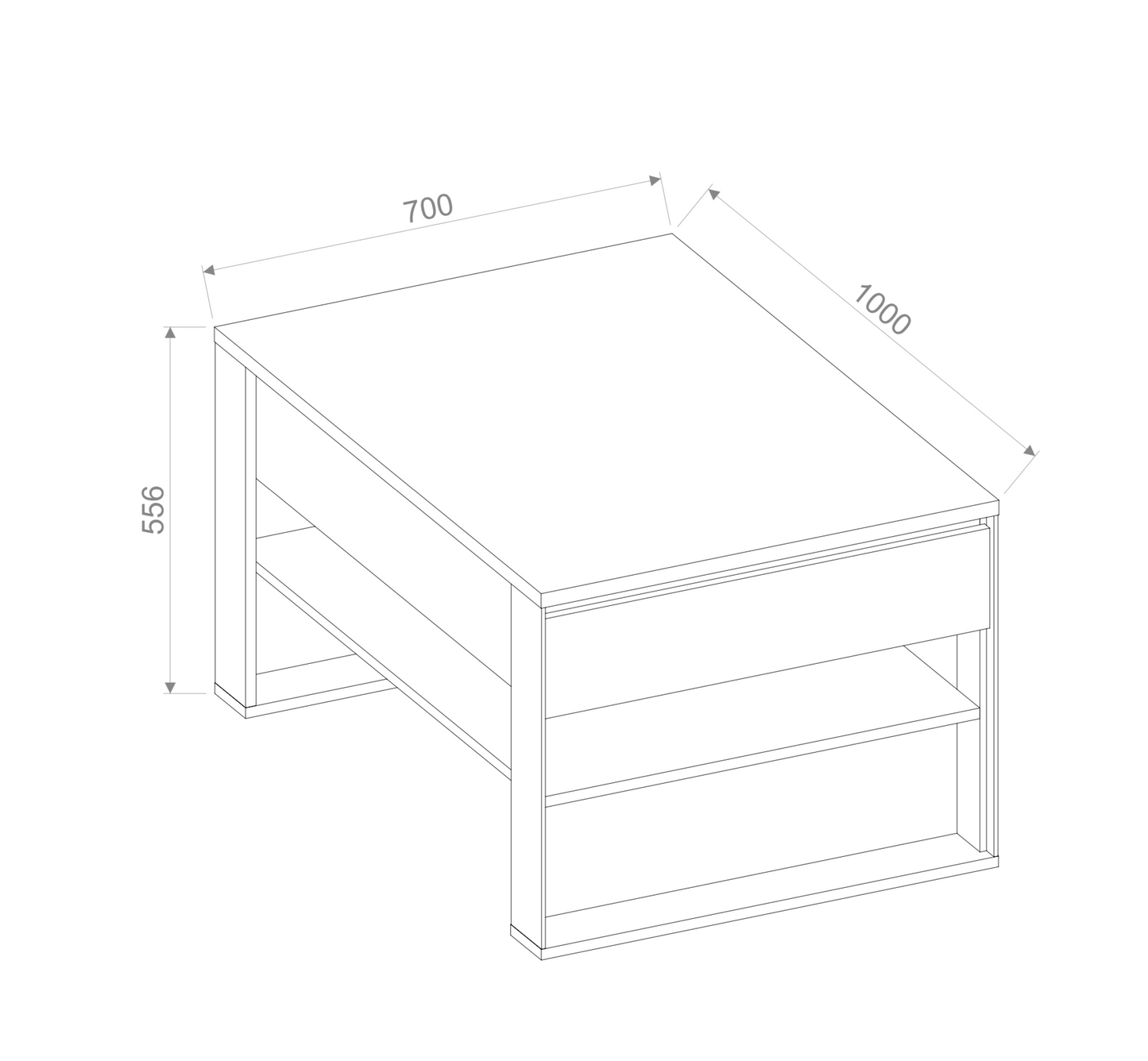 Quant QA-09 Coffee Table 100cm