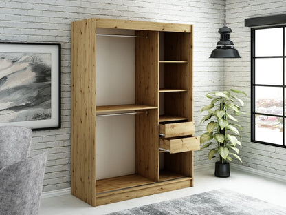 Leto Y Sliding Door Wardrobe 150cm