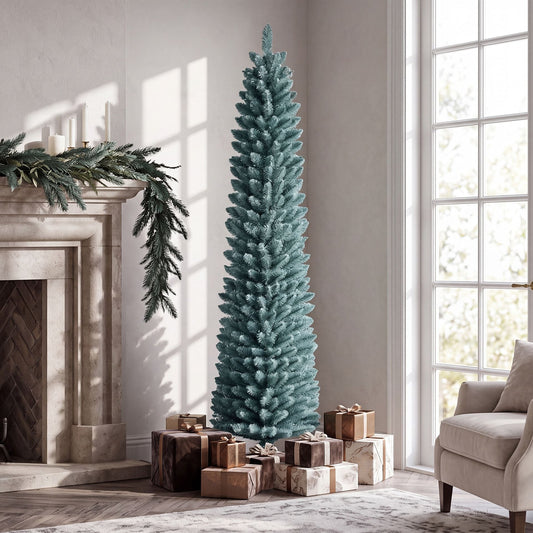 1.8M Artificial Pencil Christmas Tree with 320 Full Branch Tips