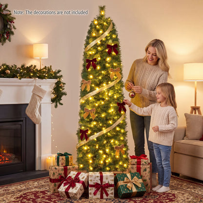 1.8M Pre-Lit Artificial Christmas Tree with 346 PVC Branch Tips