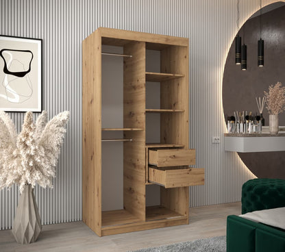 Verona 01 Sliding Door Wardrobe 100cm