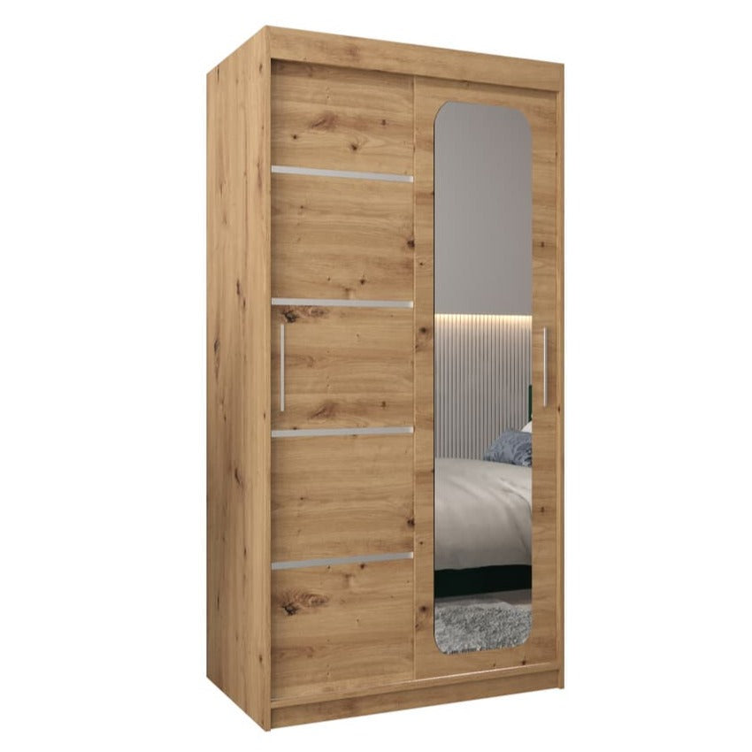 Uppsala V2 Sliding Door Wardrobe 100cm