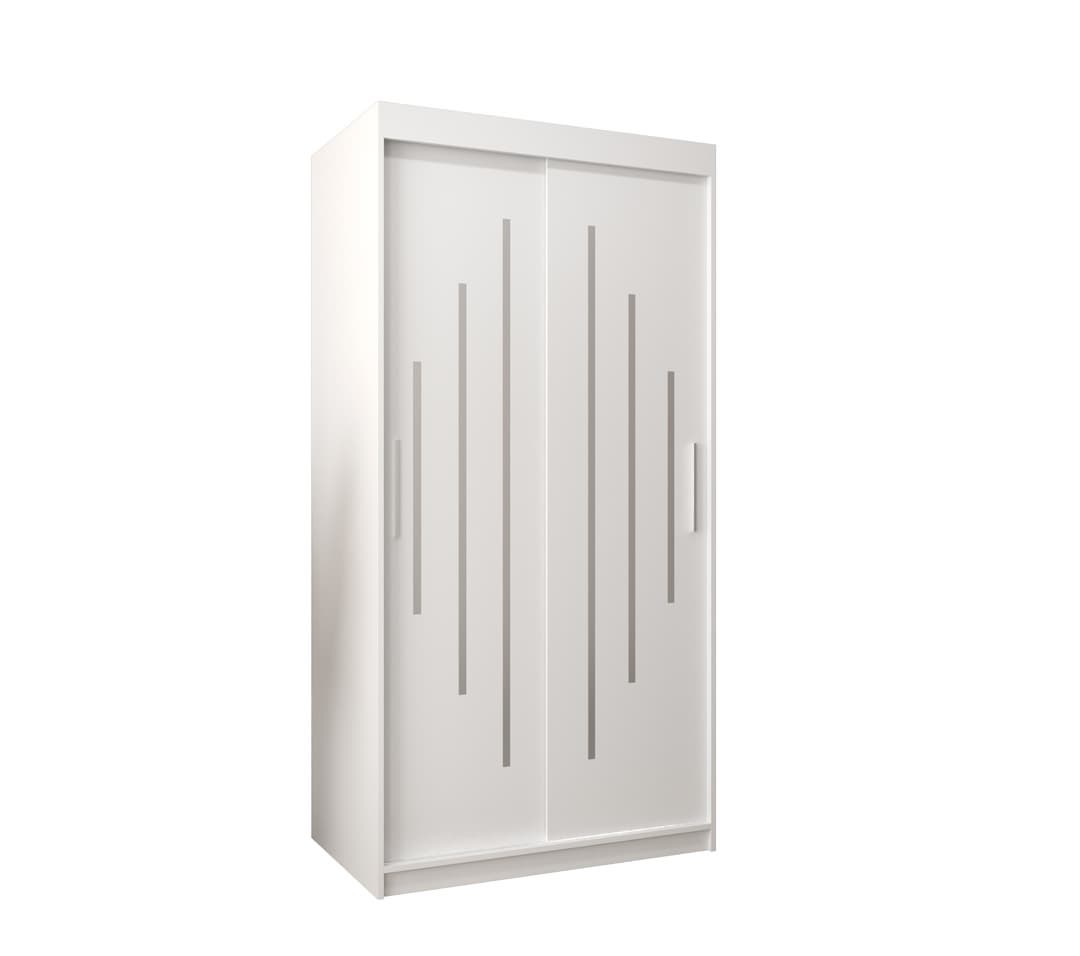 York Sliding Door Wardrobe 100cm