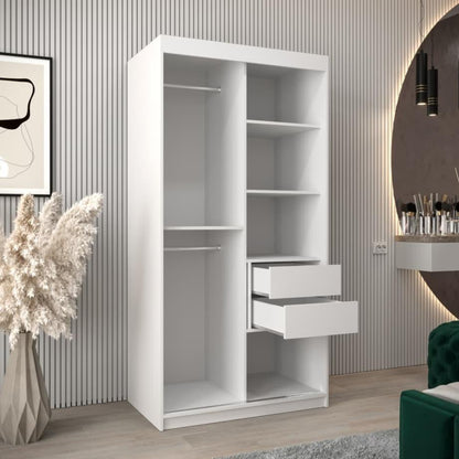 Parma Sliding Door Wardrobe 100cm