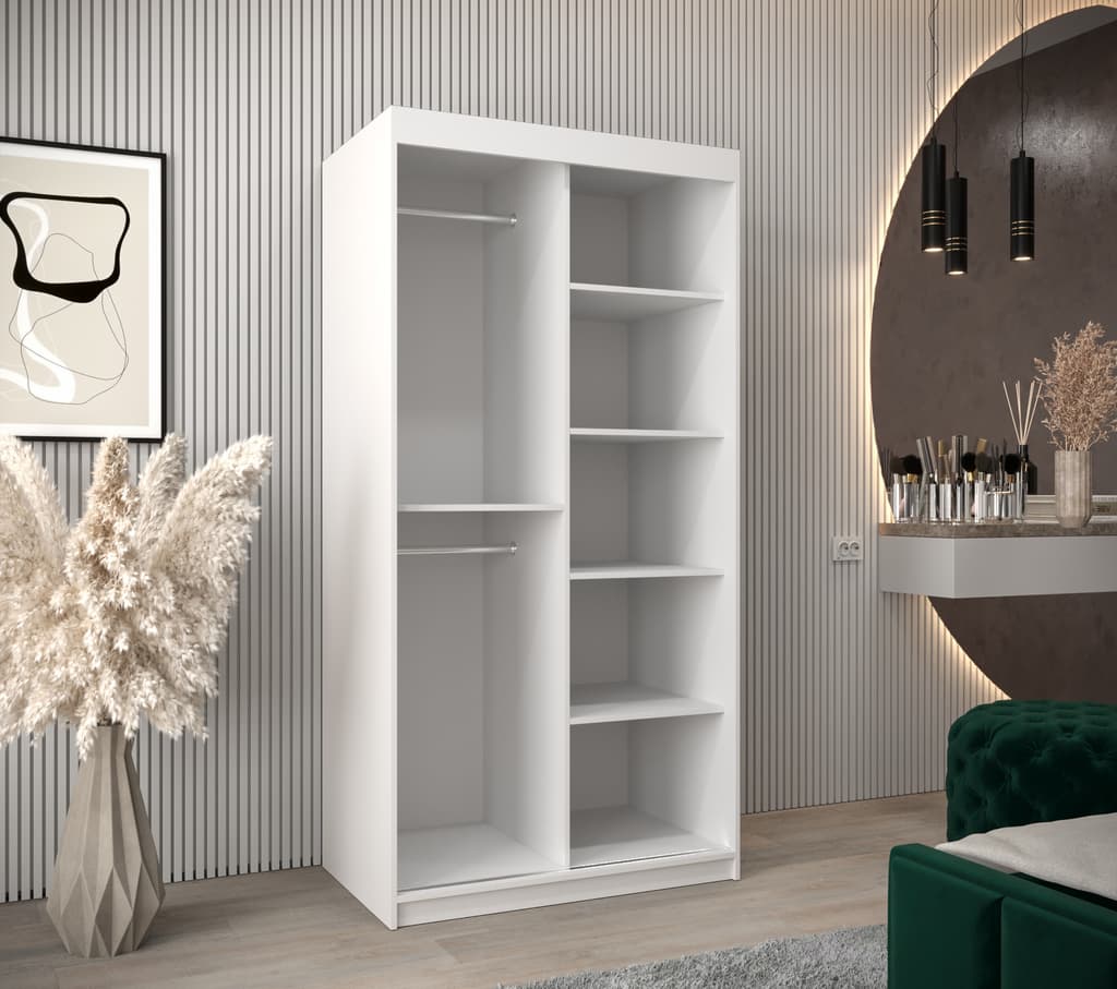 Boliwia Sliding Door Wardrobe 100cm