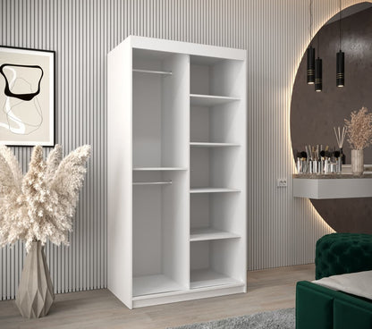 Torino Sliding Door Wardrobe 100cm