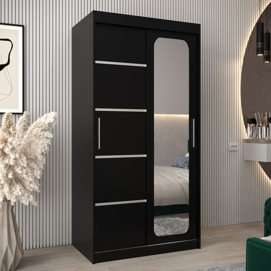 Uppsala V2 Sliding Door Wardrobe 100cm