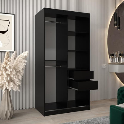 Parma Sliding Door Wardrobe 100cm