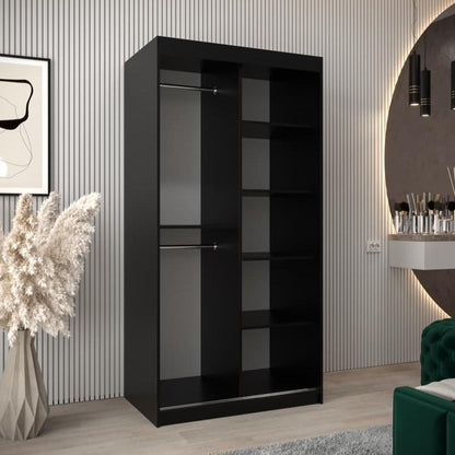 Parma Sliding Door Wardrobe 100cm