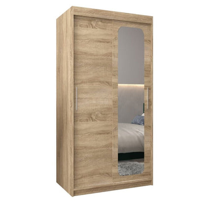 Uppsala T2 Sliding Door Wardrobe 100cm