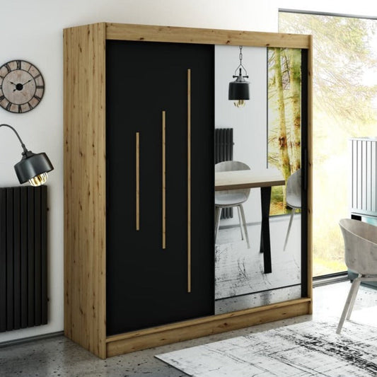 Leto Y2 Sliding Door Wardrobe 180cm