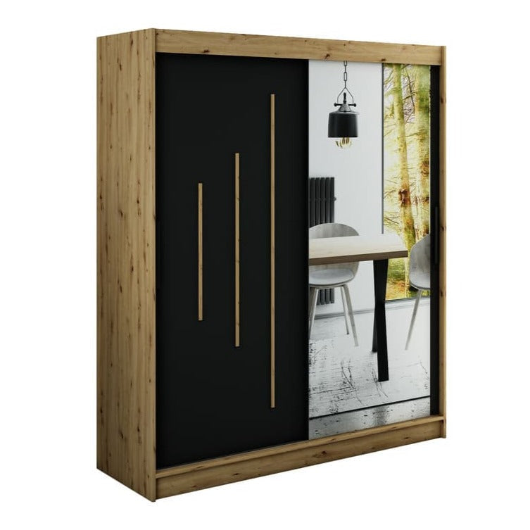 Leto Y2 Sliding Door Wardrobe 180cm