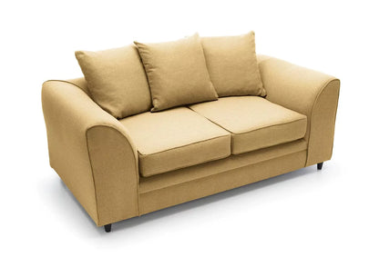 Dorota II Fabric Corner Sofa - Mustard