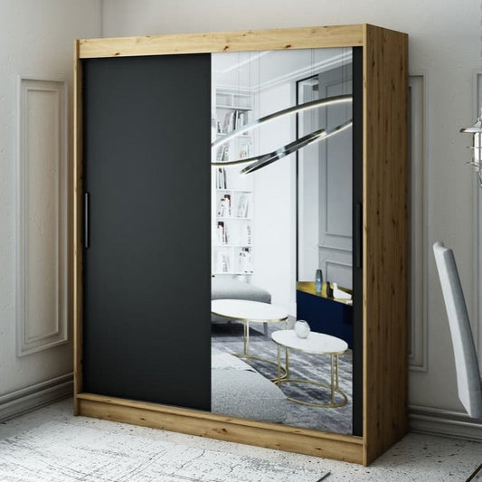 Leto T2 Sliding Door Wardrobe 180cm