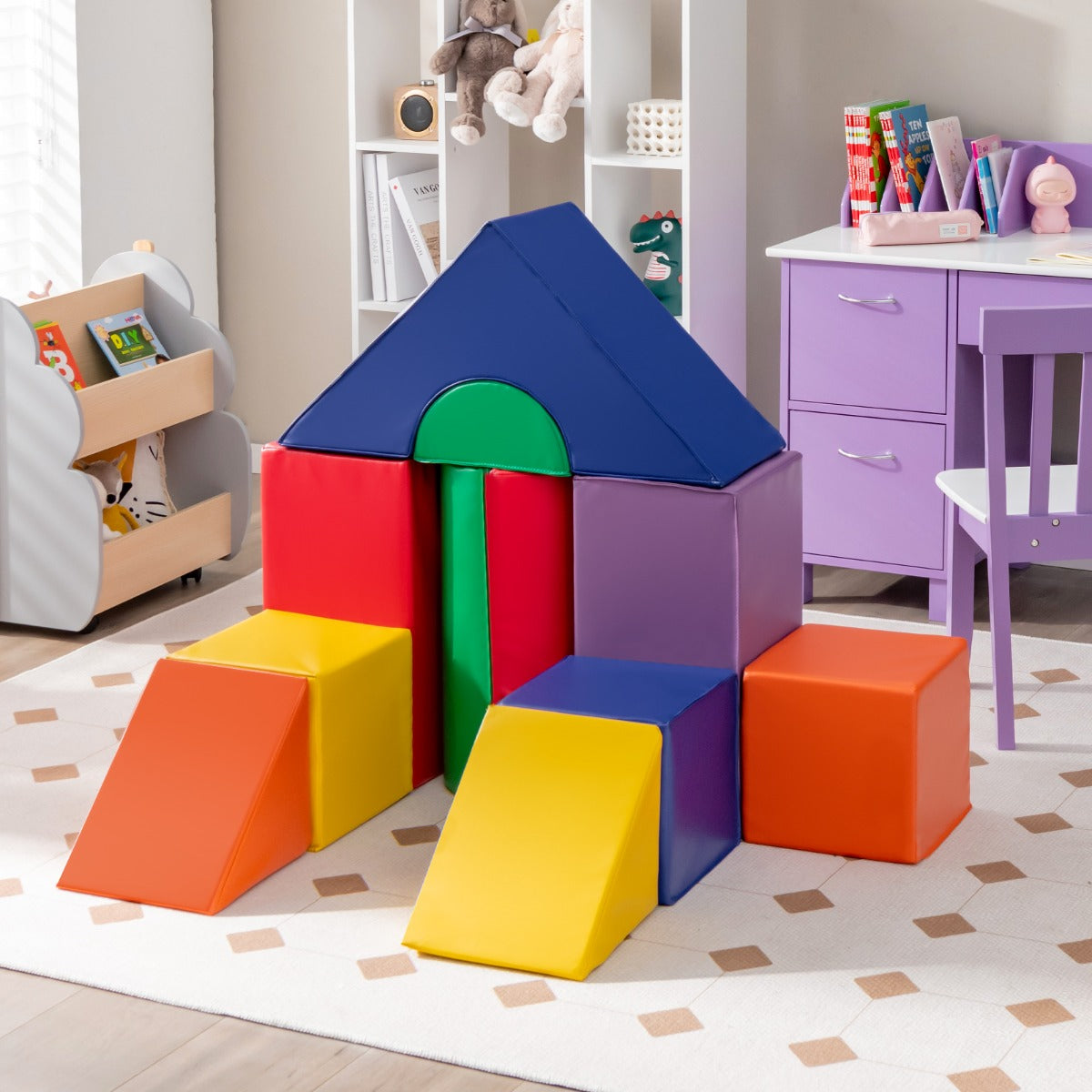 11-Piece Climb and Crawl Foam Block Play Set