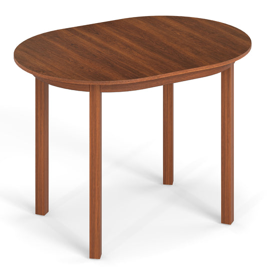 110CM Wooden Dining Table in Walnut