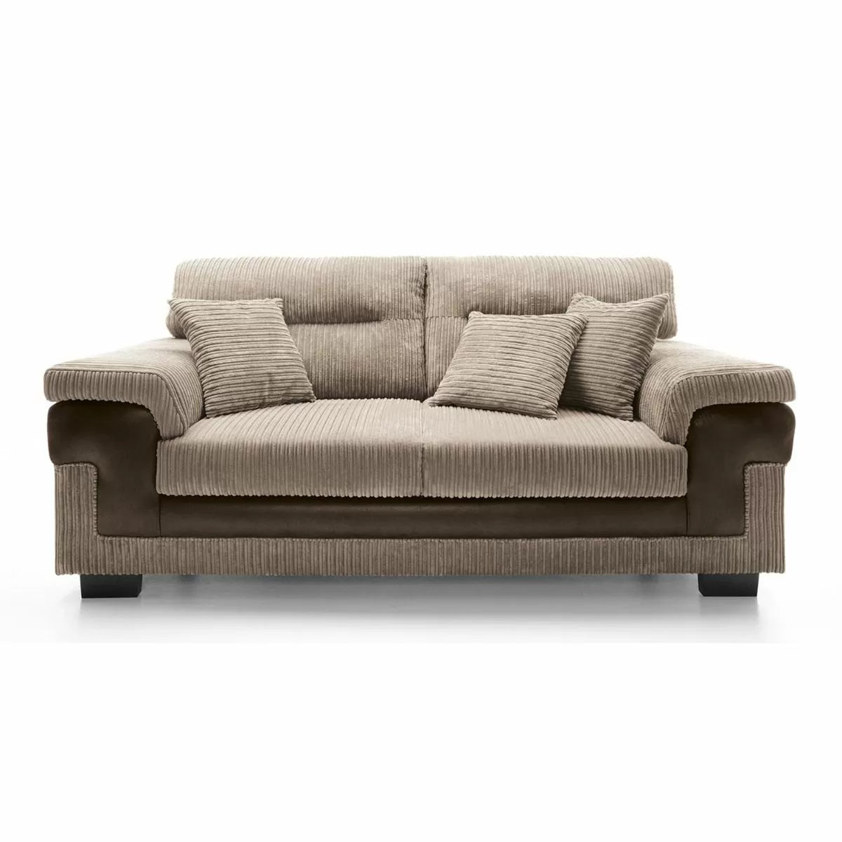 Samson Corded Fabric Corner Sofa Set