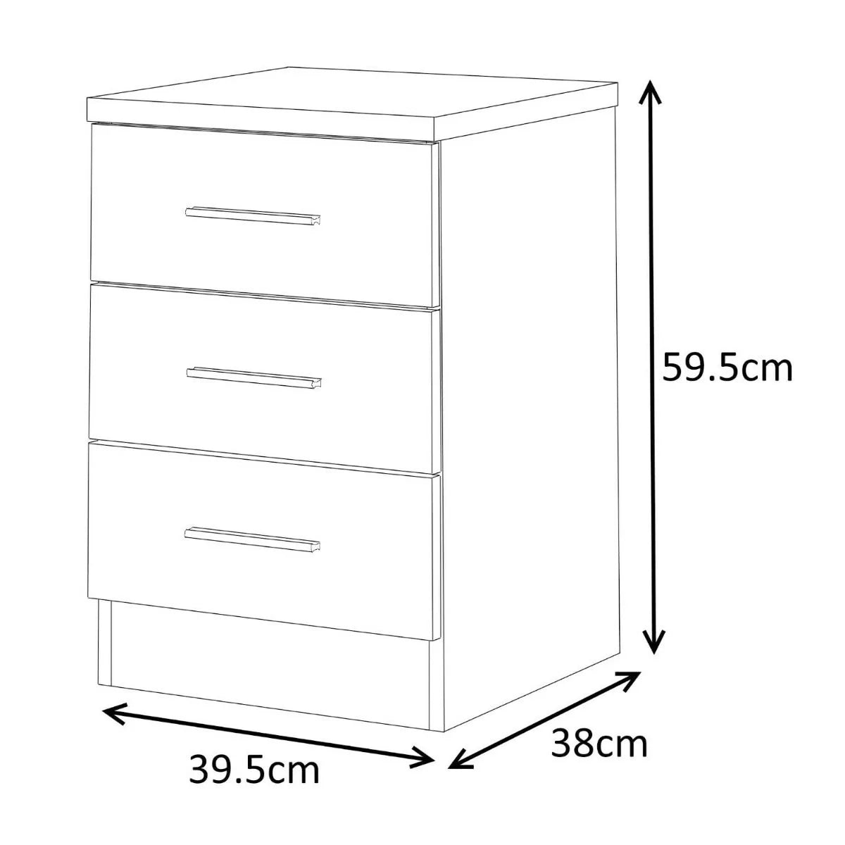 4 Piece Reflect XL 2 Sliding Door Wardrobe Set - Matt White