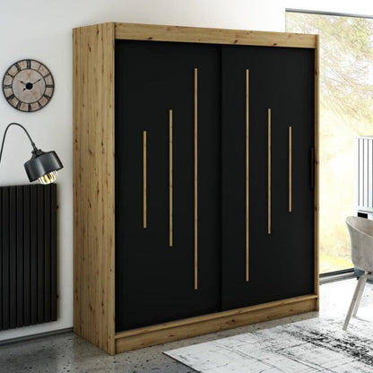 Leto Y Sliding Door Wardrobe 180cm