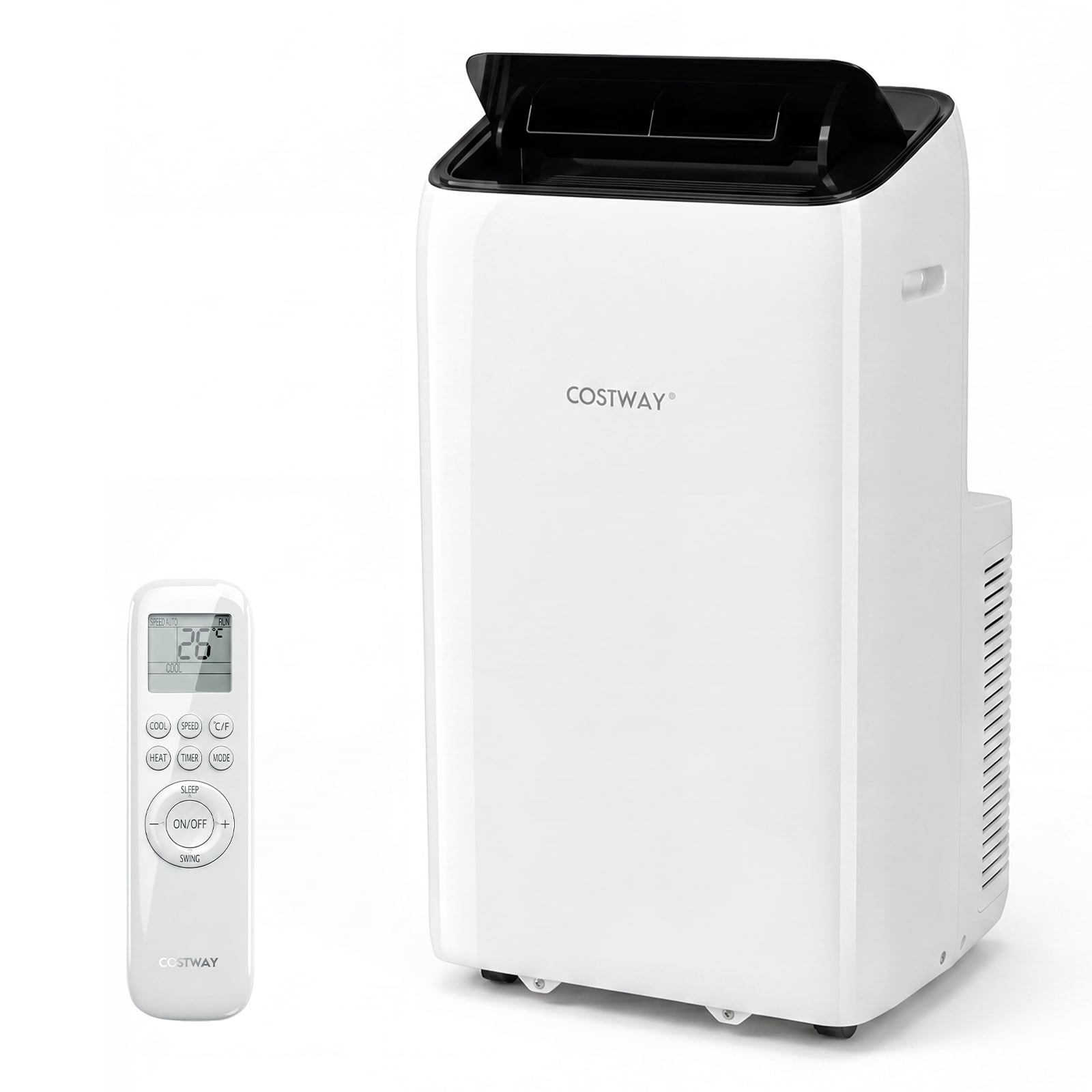 12000 BTU Portable Air Conditioner Cools Up to 46.5㎡ 5-in-1 Quiet AC Unit-White
