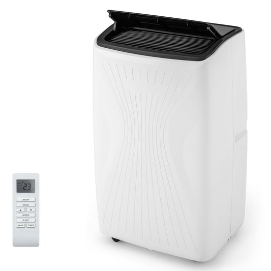 12000 BTU Portable Air Conditioner with Heat-White