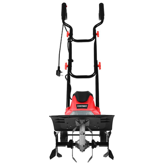 1200W Electric Garden Tiller/Cultivator with 4 Blade Till