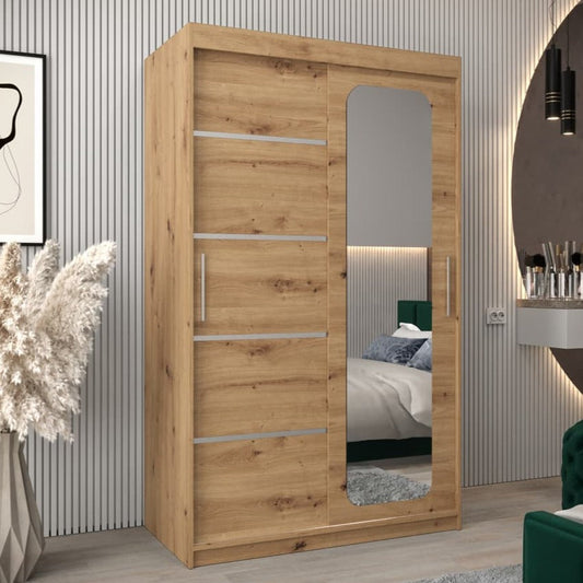 Uppsala V2 Sliding Door Wardrobe 120cm