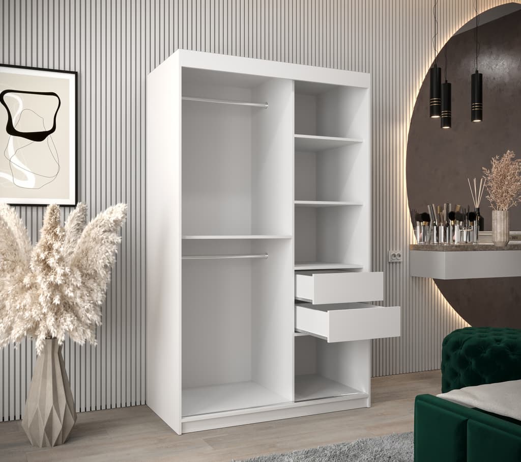 Morocco Sliding Door Wardrobe 120cm